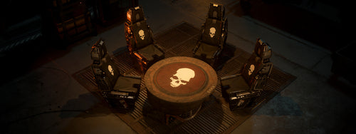 Salvaged Skull Clandestine Meeting Set