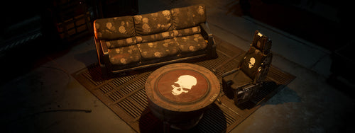 Salvaged Skull Parlor Set